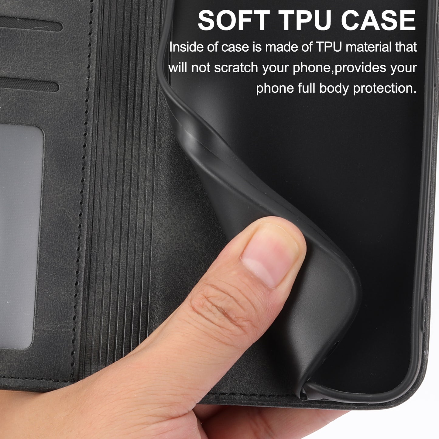 For Samsung Galaxy M14 5G Imprinted Rhombus Pattern Phone Shell Calf Texture PU Leather Stand Phone Case