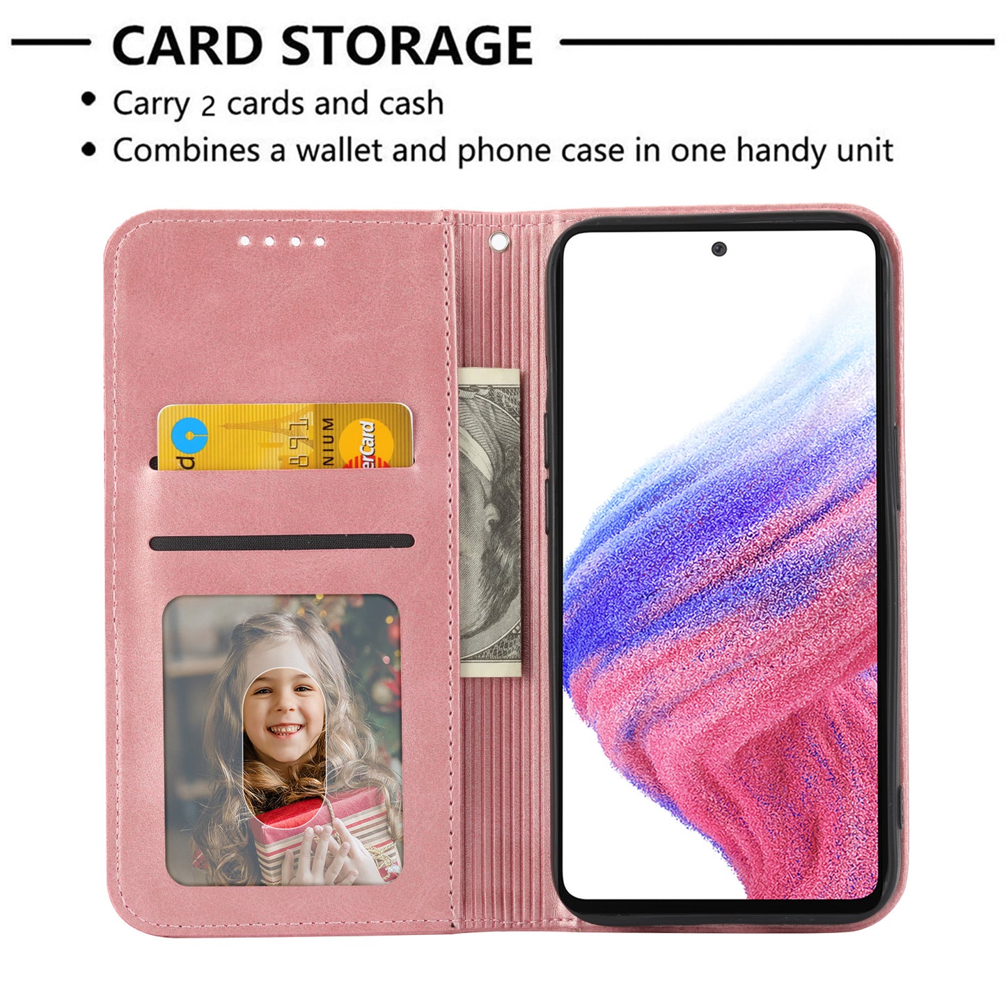 For Samsung Galaxy M14 5G Imprinted Rhombus Pattern Phone Shell Calf Texture PU Leather Stand Phone Case