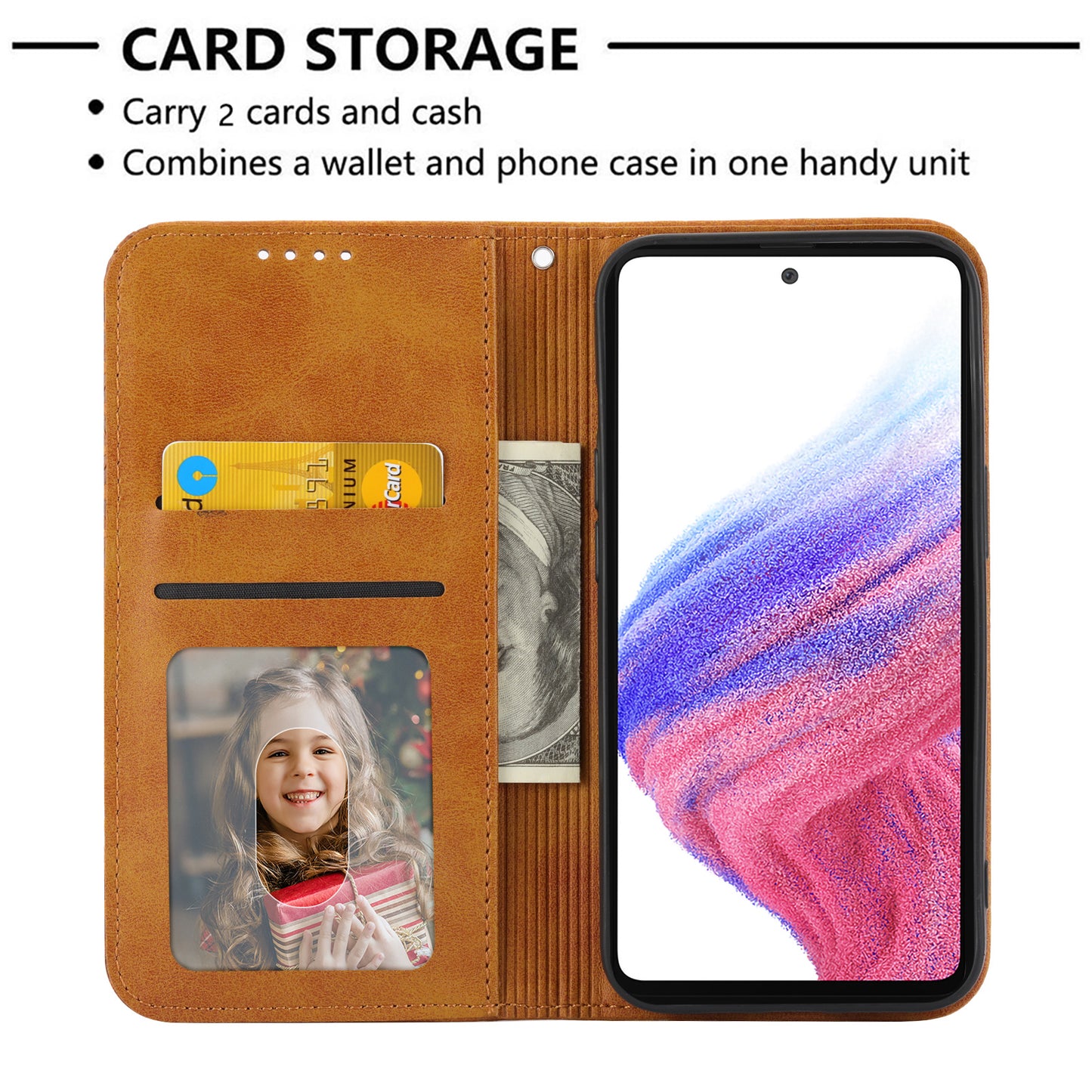 For Samsung Galaxy M14 5G Imprinted Rhombus Pattern Phone Shell Calf Texture PU Leather Stand Phone Case