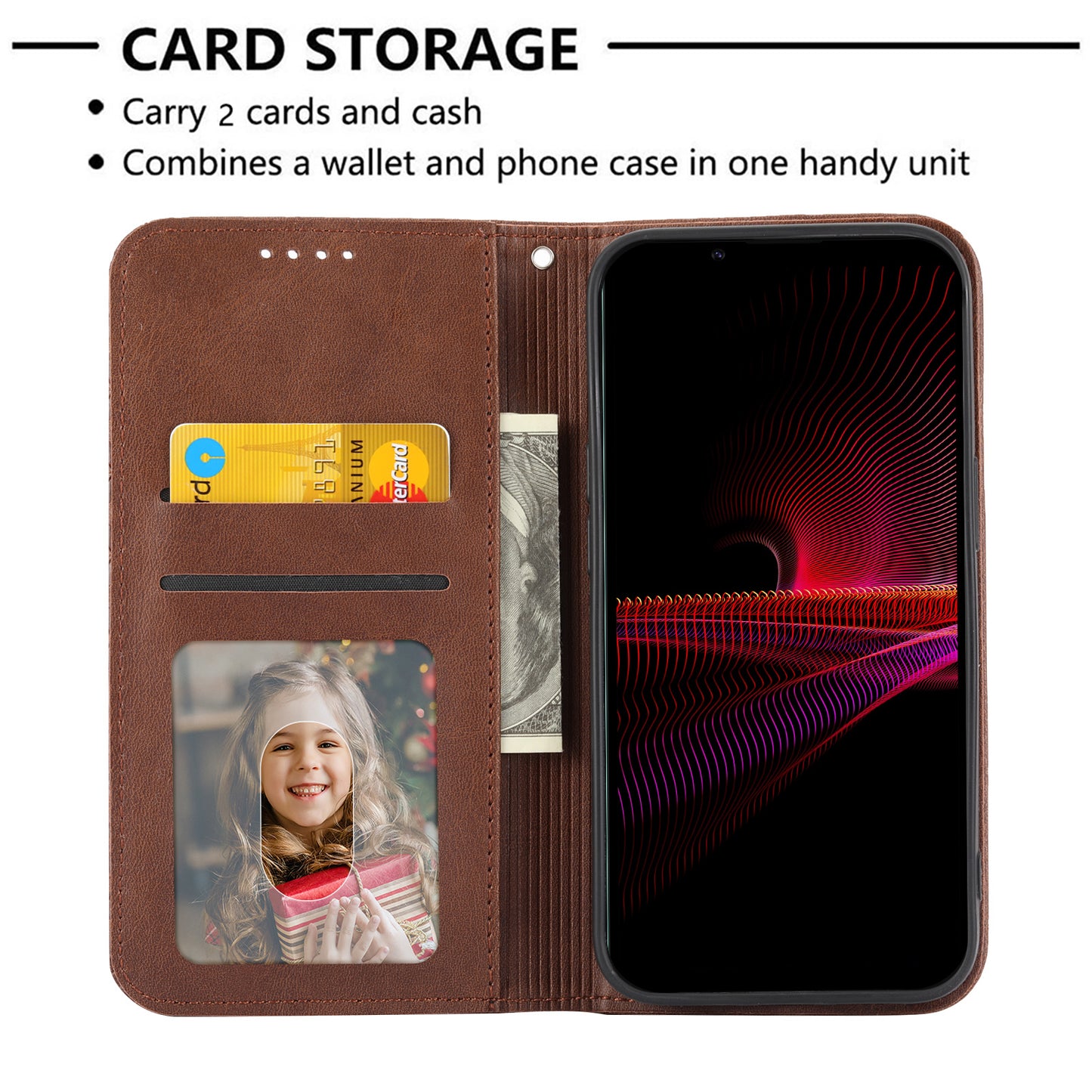 Calf Texture Phone Case for Sony Xperia 1 V , Imprinted Rhombus Pattern PU Leather Stand Phone Cover