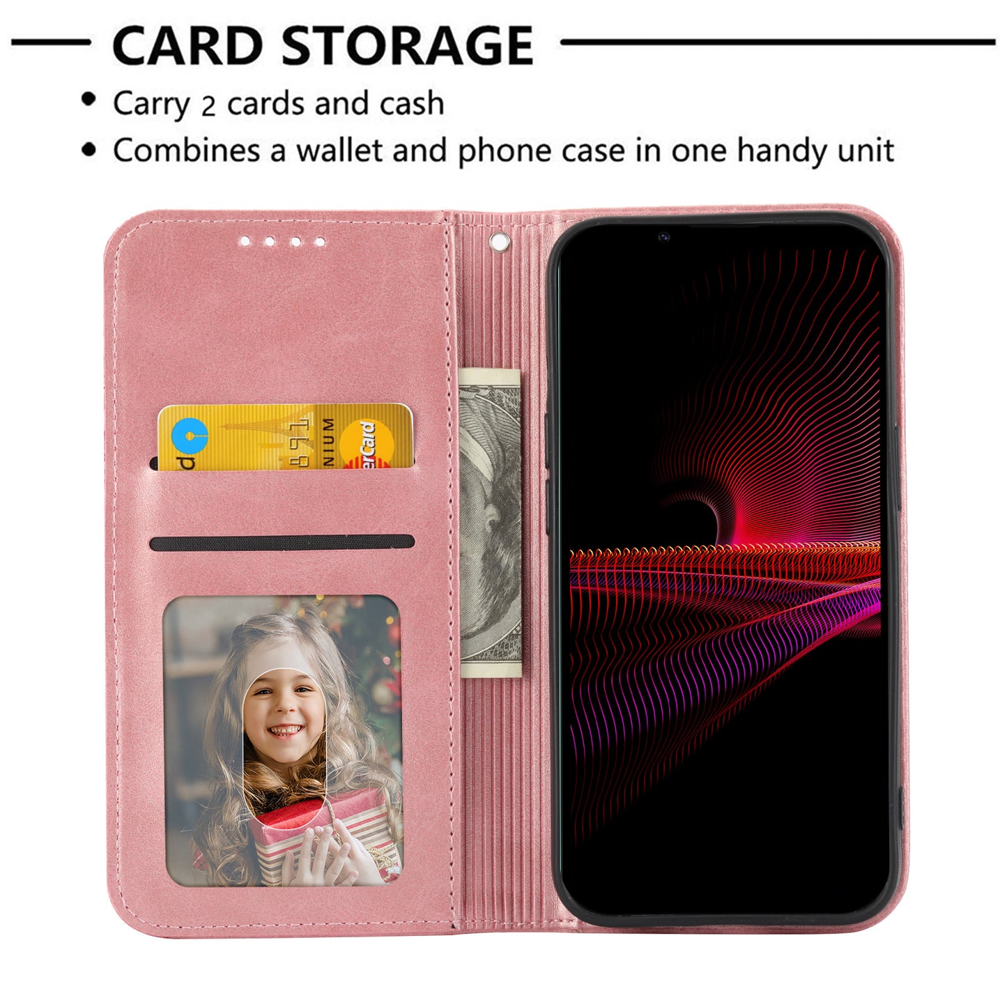 Calf Texture Phone Case for Sony Xperia 1 V , Imprinted Rhombus Pattern PU Leather Stand Phone Cover