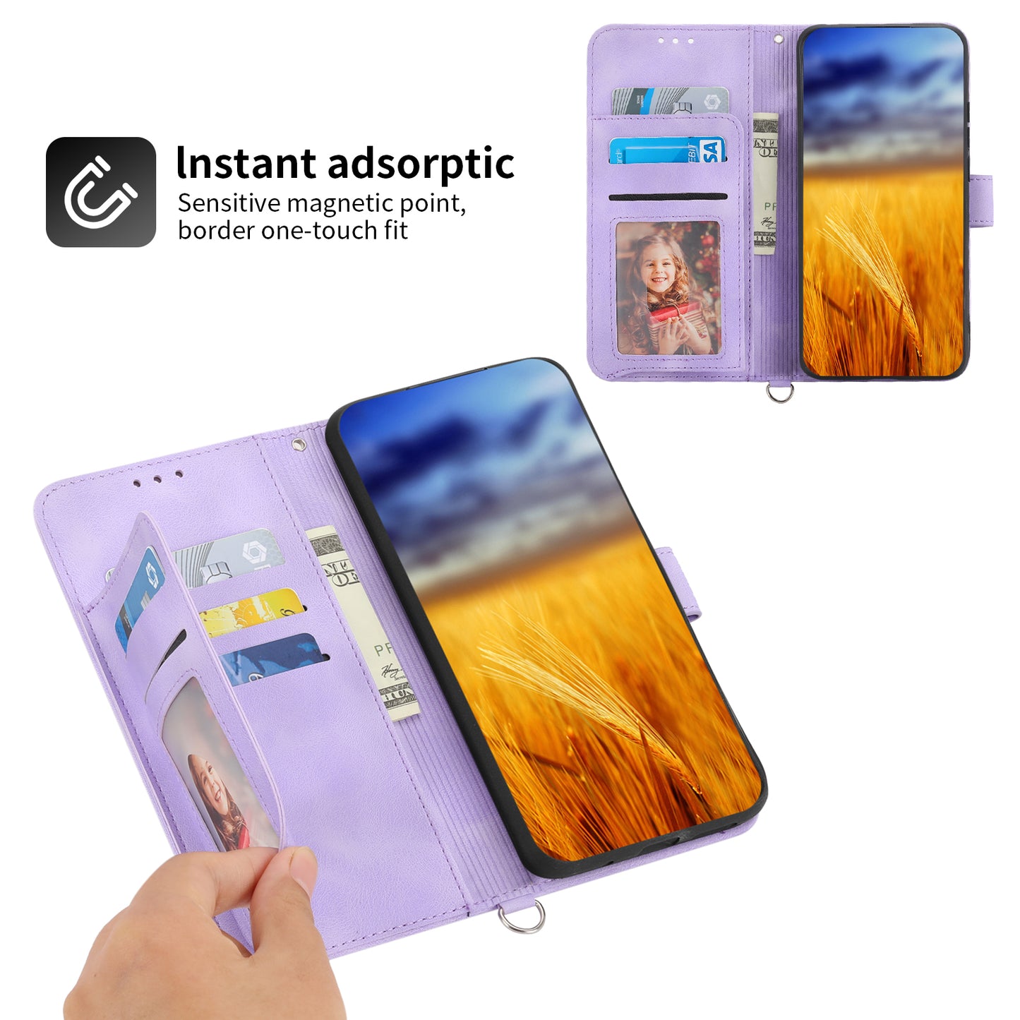 For Xiaomi Poco C50 4G / Redmi A1+ 4G / A2+ 4G Shockproof Wallet Phone Case Flower Imprinted Leather Cover