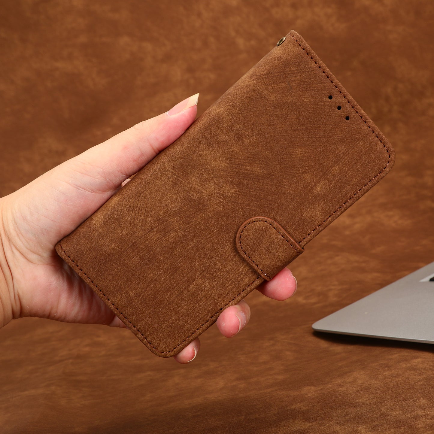 For Blackview A85 PU Leather Flip Wallet Case RFID Blocking Stand Phone Cover with Strap