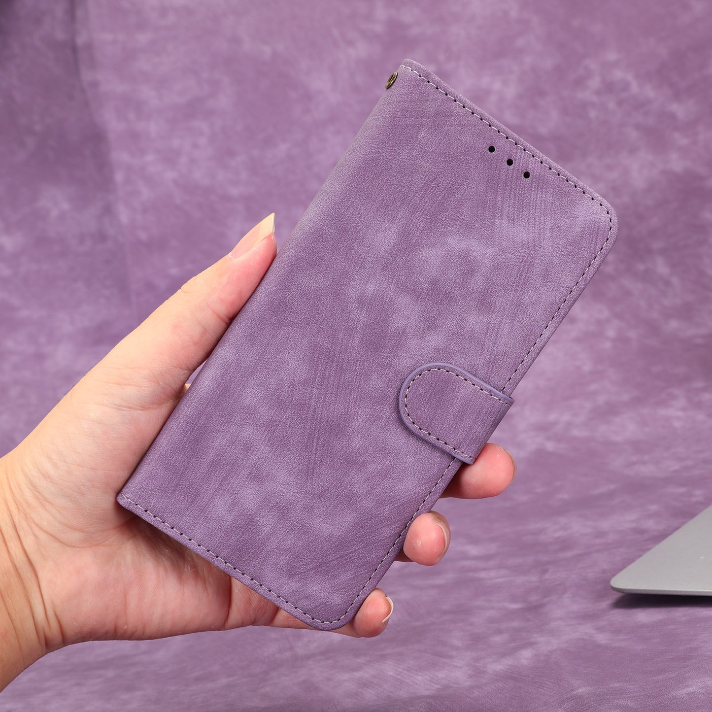For Blackview A85 PU Leather Flip Wallet Case RFID Blocking Stand Phone Cover with Strap