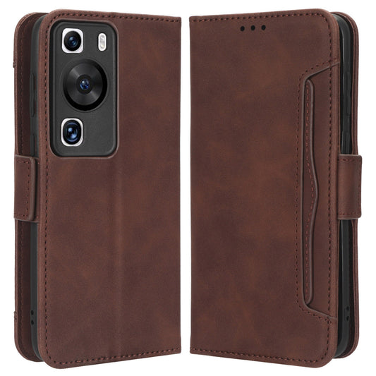 For Huawei P60 Pro / P60 Multiple Card Slots Leather Phone Cover Phone Shell Wallet Cell Phone Case