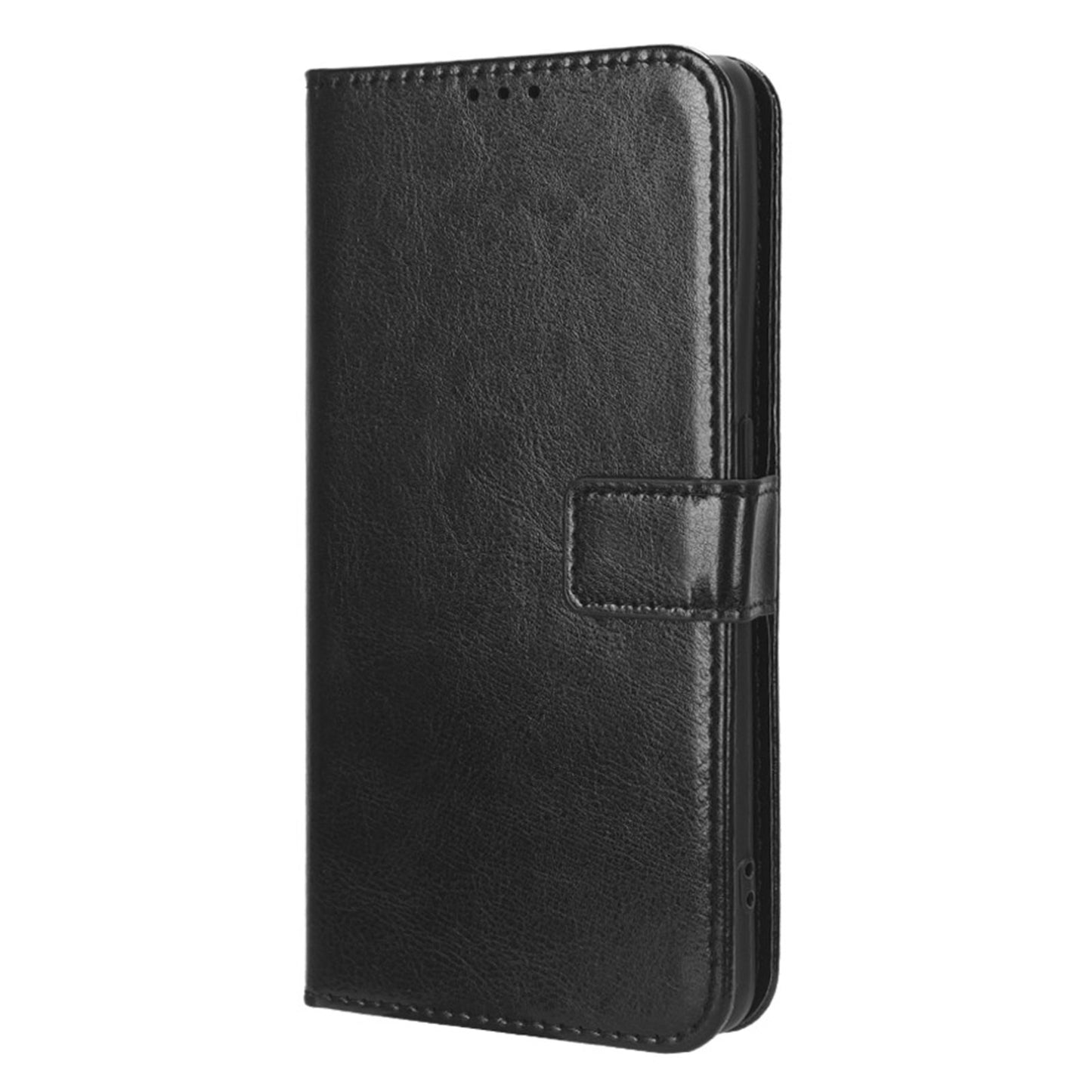 For Oppo Find X6 Pro Magnetic Wallet Flip Case PU Leather Crazy Horse Texture Stand Phone Cover