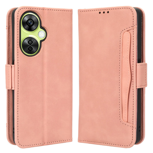 For OnePlus Nord CE 3 Lite 5G / Nord N30 5G Multiple Card Slots Phone Case Leather Wallet Stand Cover
