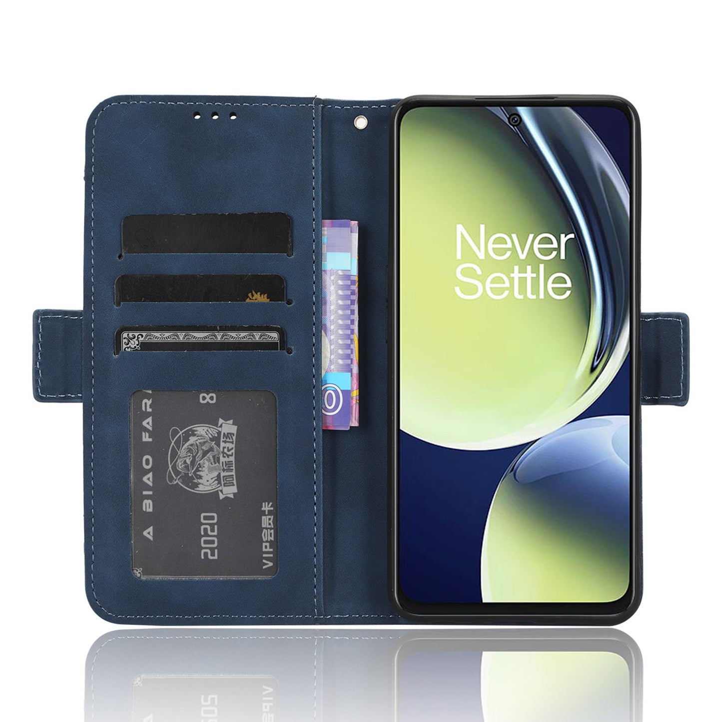 For OnePlus Nord CE 3 Lite 5G / Nord N30 5G Multiple Card Slots Phone Case Leather Wallet Stand Cover