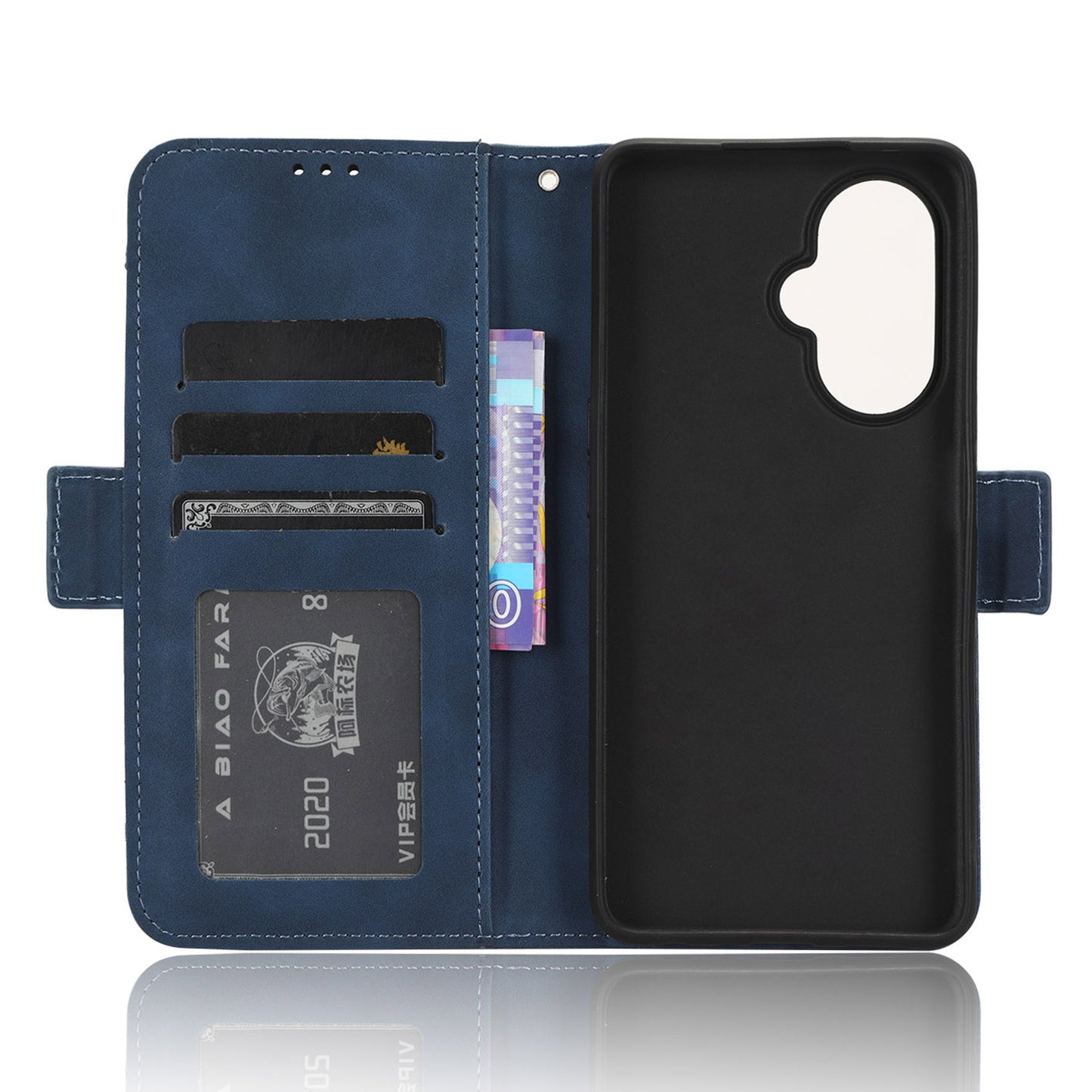 For OnePlus Nord CE 3 Lite 5G / Nord N30 5G Multiple Card Slots Phone Case Leather Wallet Stand Cover