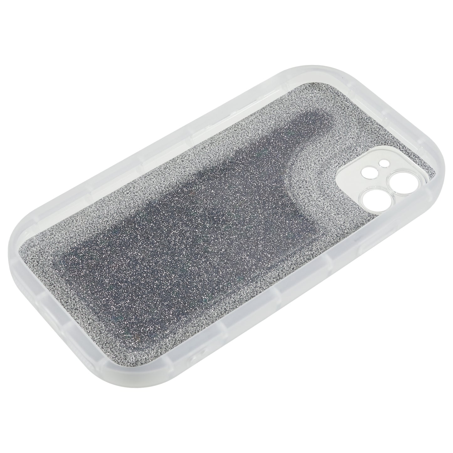 For iPhone 12 6.1 inch Soft TPU Phone Case Bling Glitter Sparkle Epoxy Cover