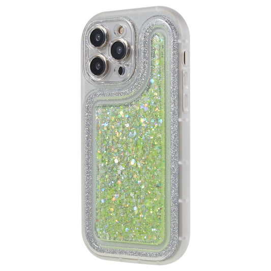For iPhone 13 Pro 6.1 inch Epoxy Powder Mobile Phone Case Soft TPU Shockproof Cover