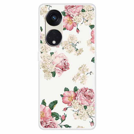 For Oppo Reno8 T 5G / A1 Pro 5G Phone TPU Case Pattern Printing Drop-proof Cell Phone Cover
