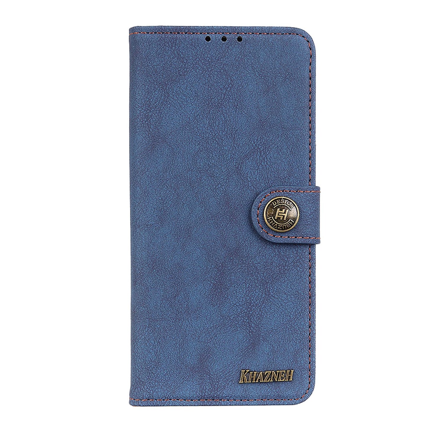 KHAZHEN For Xiaomi Redmi Note 12 Turbo / Poco F5 5G Stitching Retro Phone Case Split Leather Wallet Protective Stand Cover