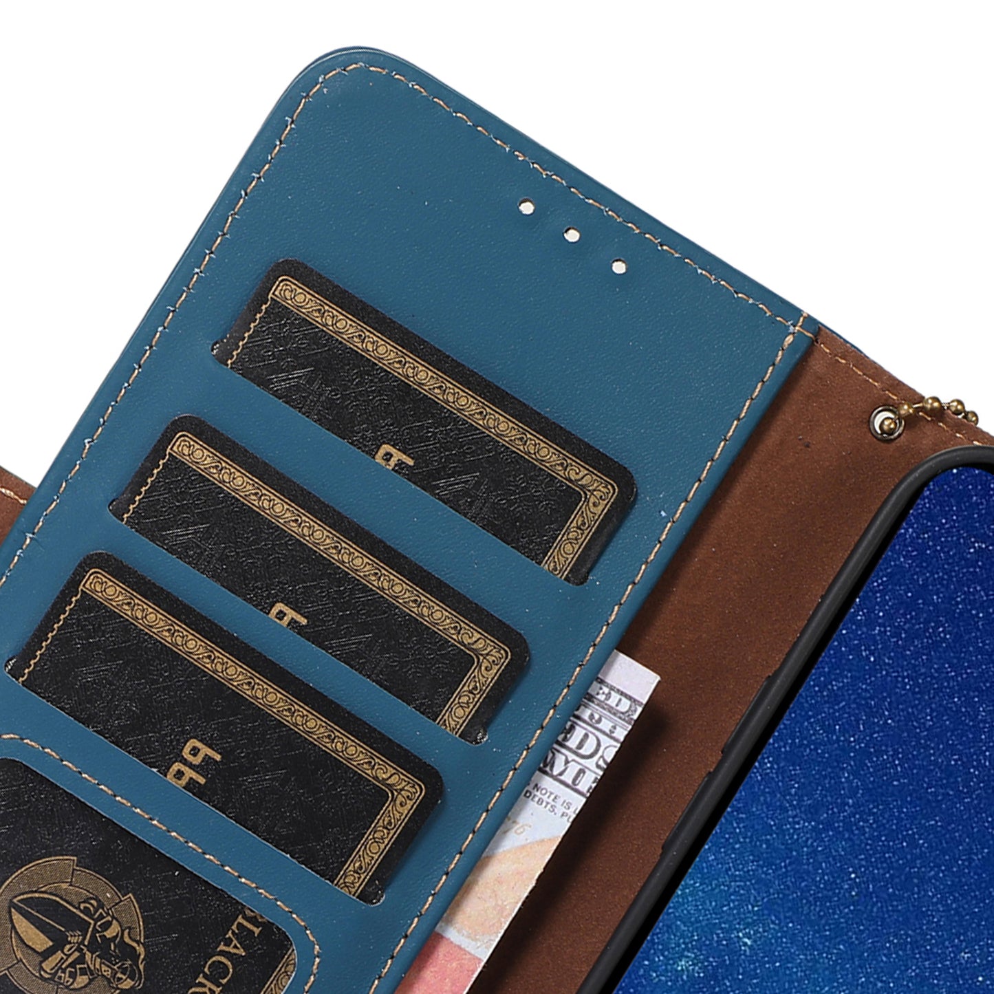 For Xiaomi Redmi Note 12 Turbo / Poco F5 5G RFID Blocking Phone Case Genuine Cow Leather Stand Wallet Protective Cover