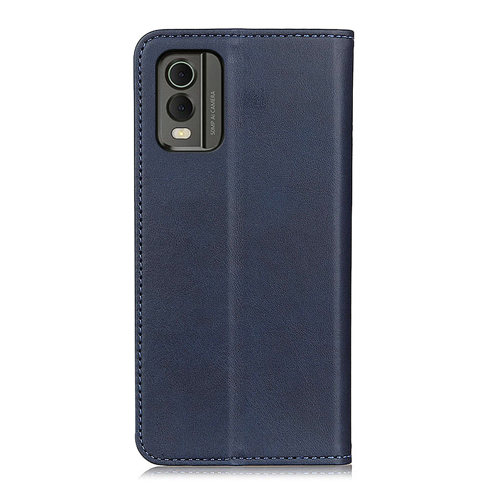 Protective Phone Case for Nokia C32 , Magnetic Auto Closing Split Leather Wallet Stand Phone Cover