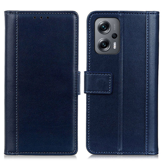 For Xiaomi Redmi Note 12 Turbo / Poco F5 5G Cell Phone Case PU Leather+TPU Wallet Stand Cover