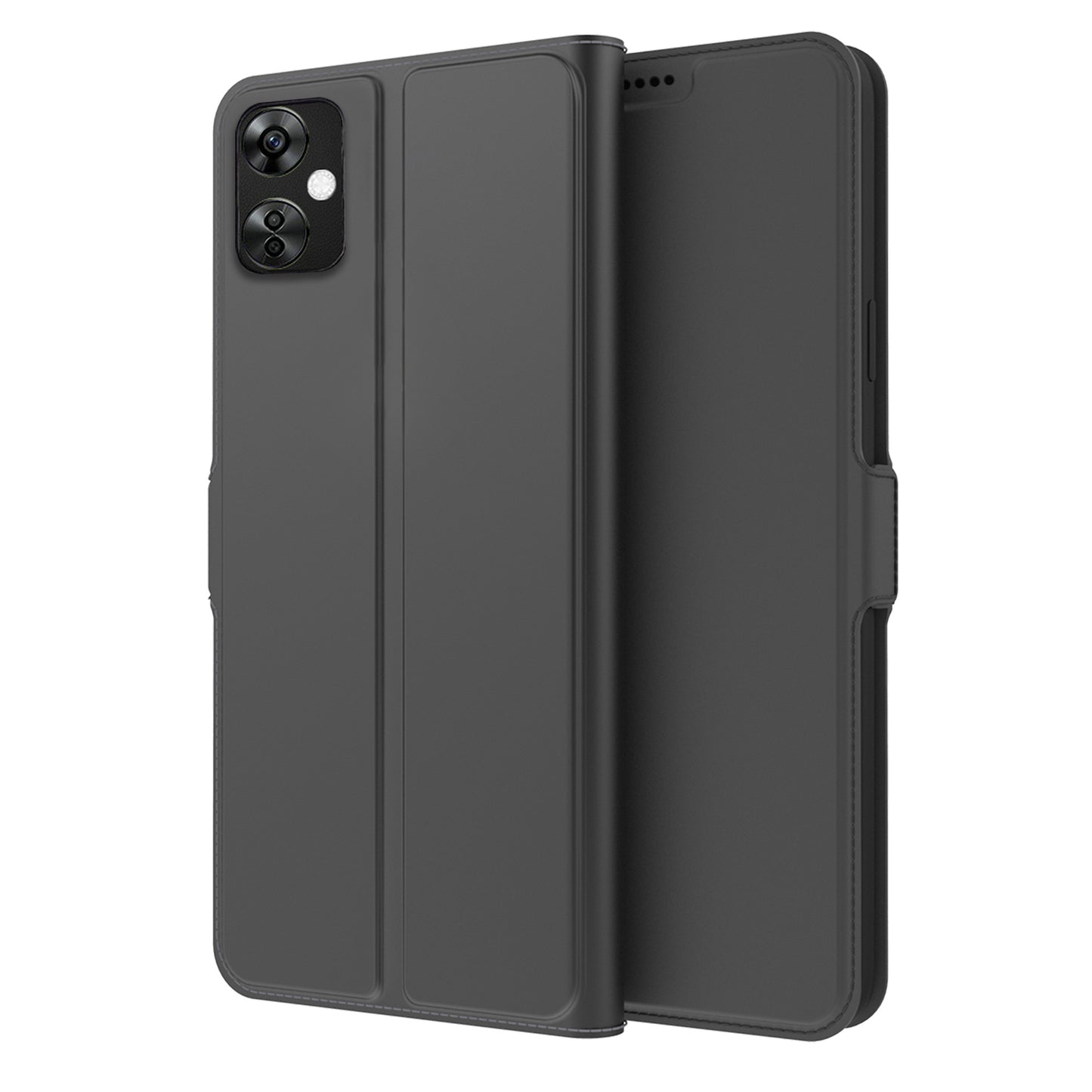 For OnePlus Nord CE 3 Lite 5G / Nord N30 5G PU Leather Card Slot Case Stand Flip Phone Cover