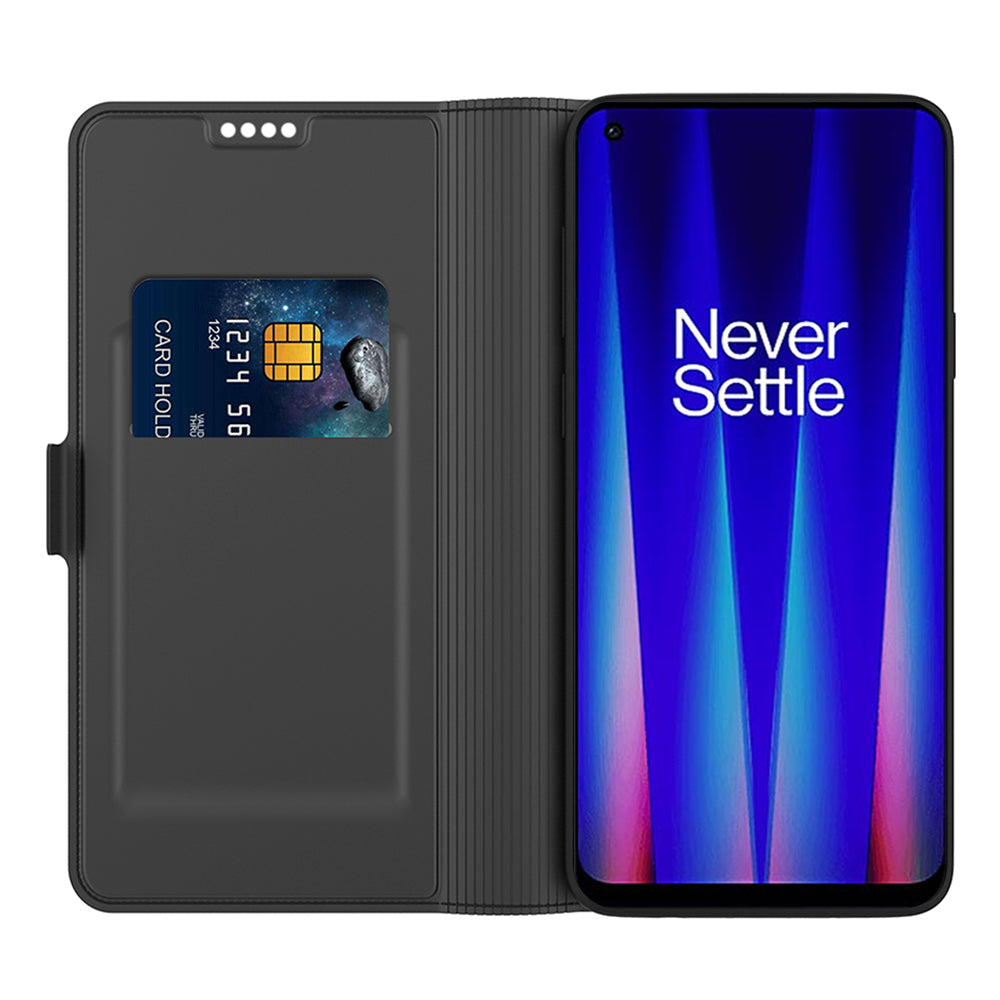 For OnePlus Nord CE 3 Lite 5G / Nord N30 5G PU Leather Card Slot Case Stand Flip Phone Cover