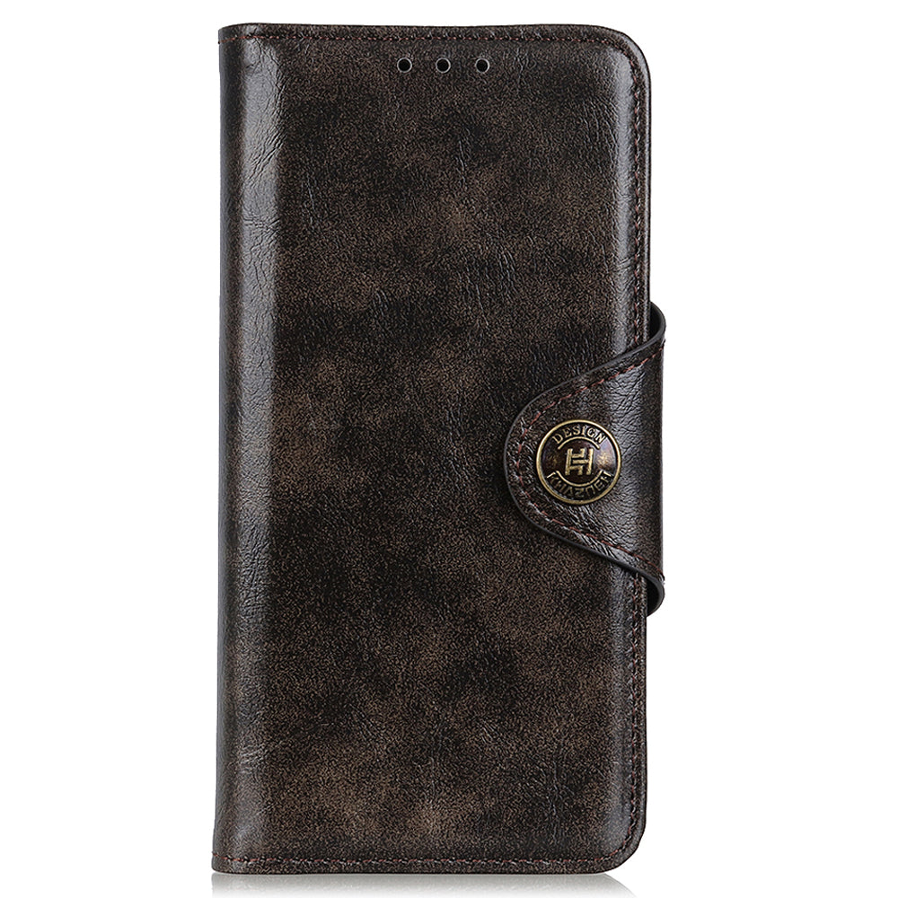 KHAZHEN for Nokia C32 Cell Phone Case PU Leather Wallet Smartphone Cover with Foldable Stand