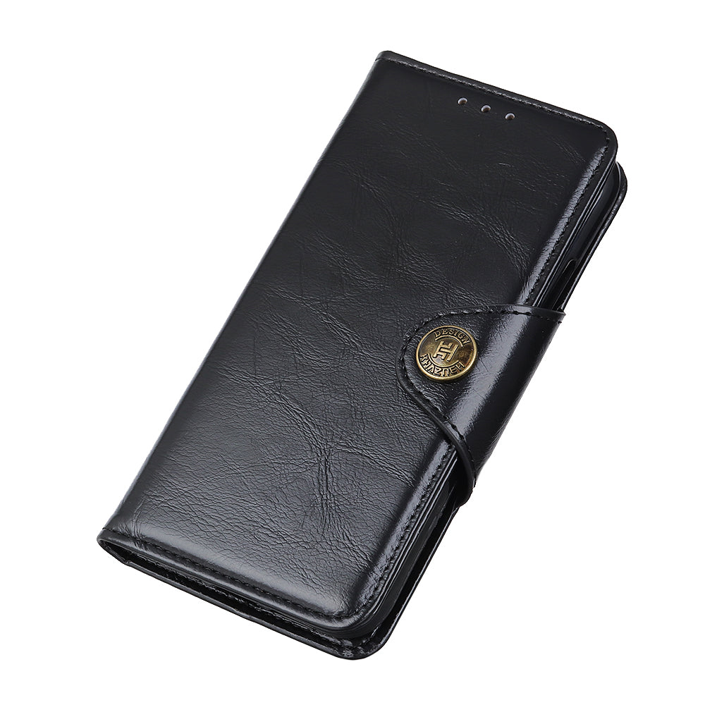KHAZHEN for Nokia C32 Cell Phone Case PU Leather Wallet Smartphone Cover with Foldable Stand