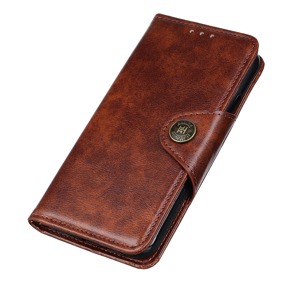 KHAZHEN for Nokia C32 Cell Phone Case PU Leather Wallet Smartphone Cover with Foldable Stand