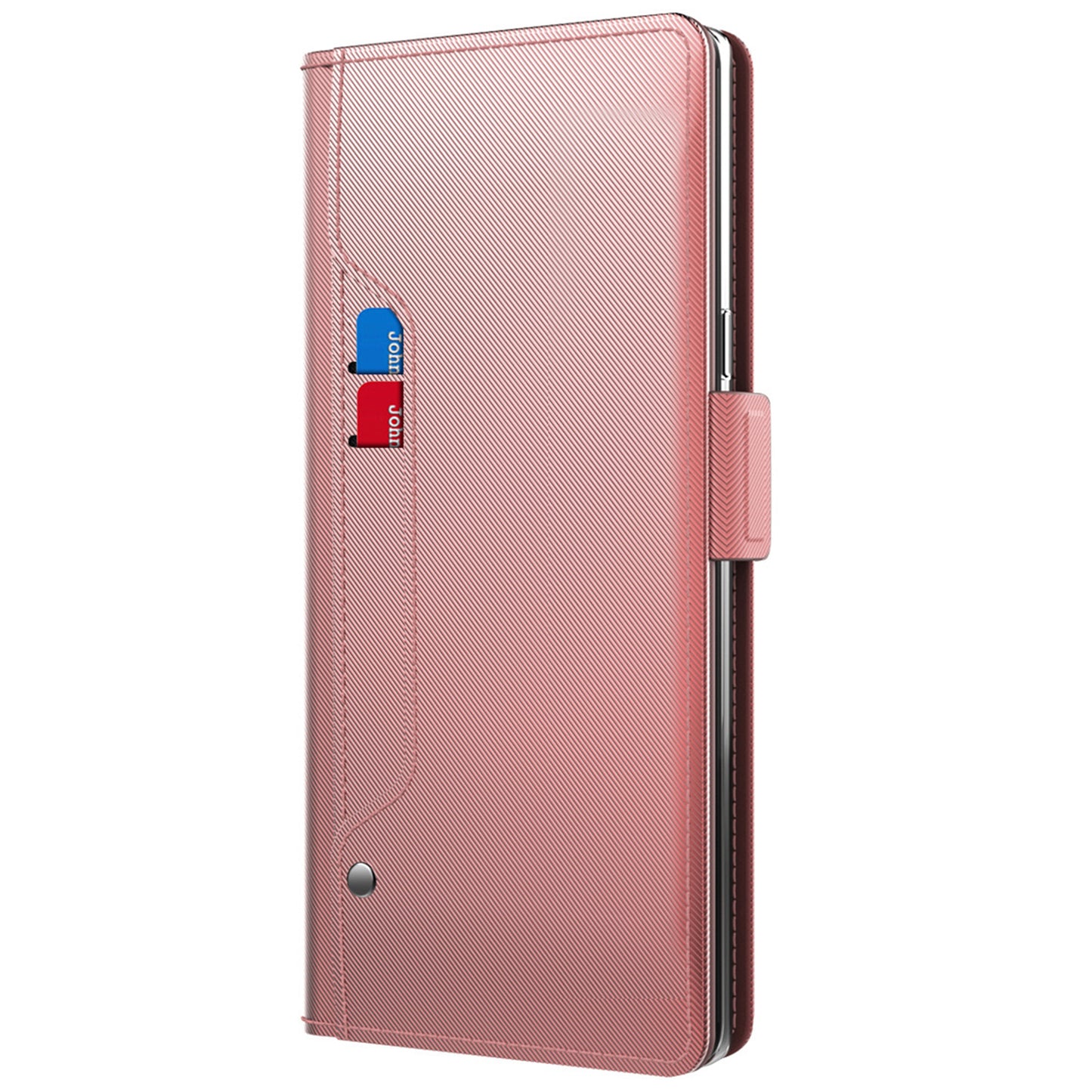 For OnePlus Nord CE 3 Lite 5G / Nord N30 5G PU Leather Card Holder Stand Cover Anti-drop Phone Case with Mirror