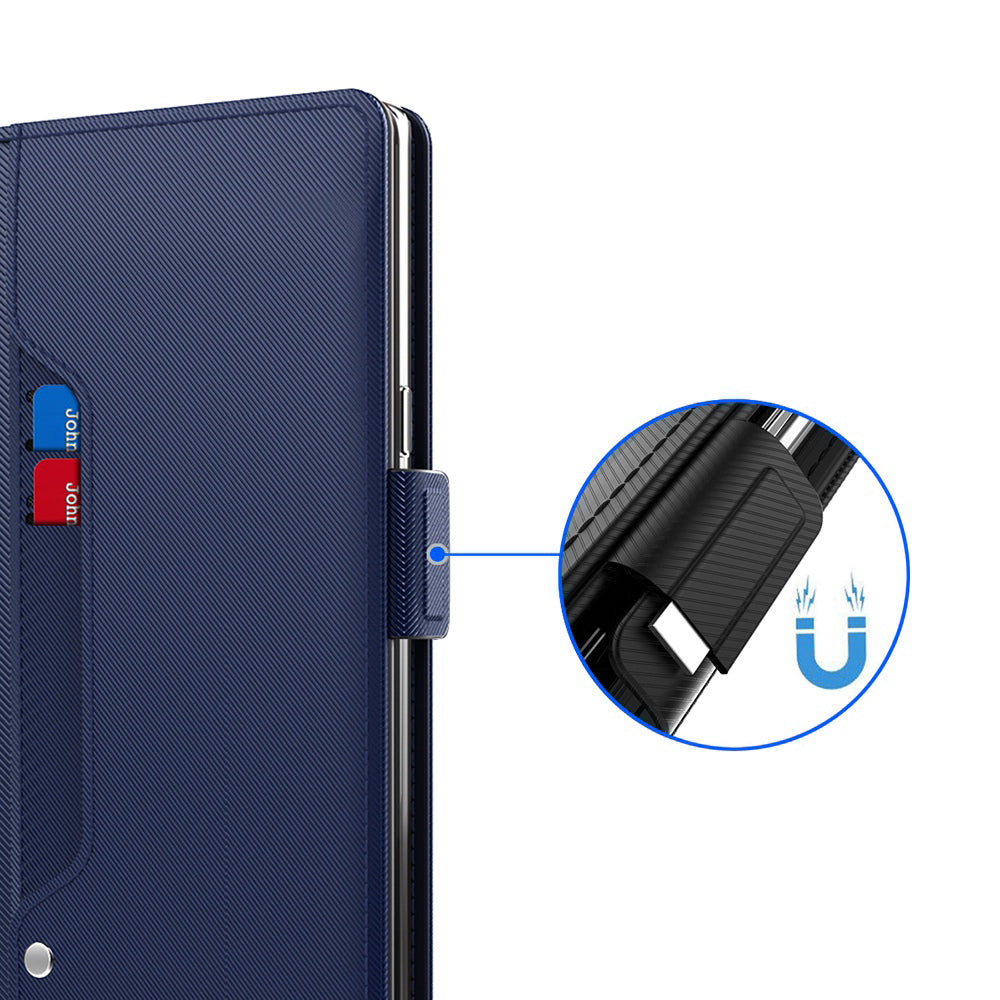 For OnePlus Nord CE 3 Lite 5G / Nord N30 5G PU Leather Card Holder Stand Cover Anti-drop Phone Case with Mirror