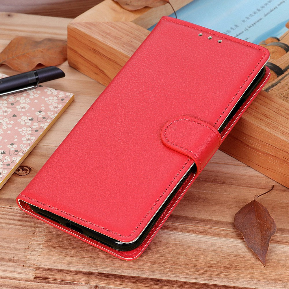 For Xiaomi Redmi Note 12 Turbo / Poco F5 5G Litchi Texture Leather Phone Case Flip Stand Wallet Mobile Cover