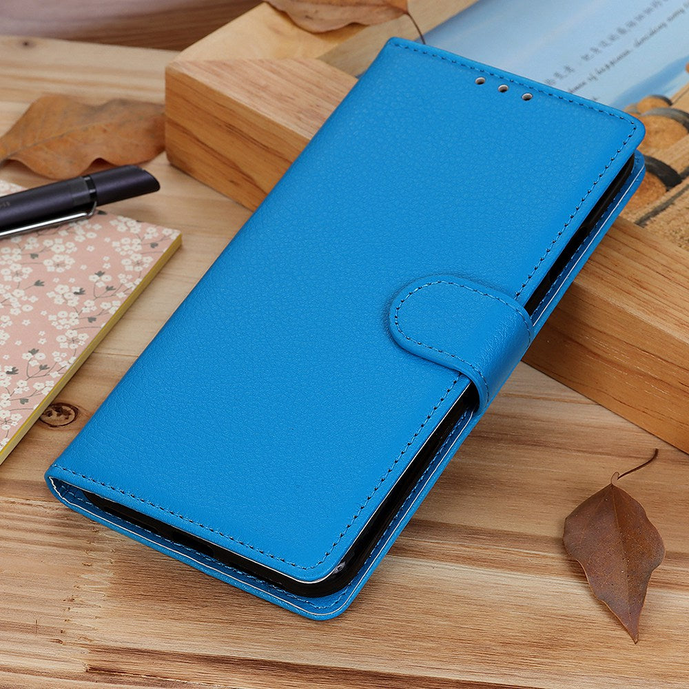 For Xiaomi Redmi Note 12 Turbo / Poco F5 5G Litchi Texture Leather Phone Case Flip Stand Wallet Mobile Cover