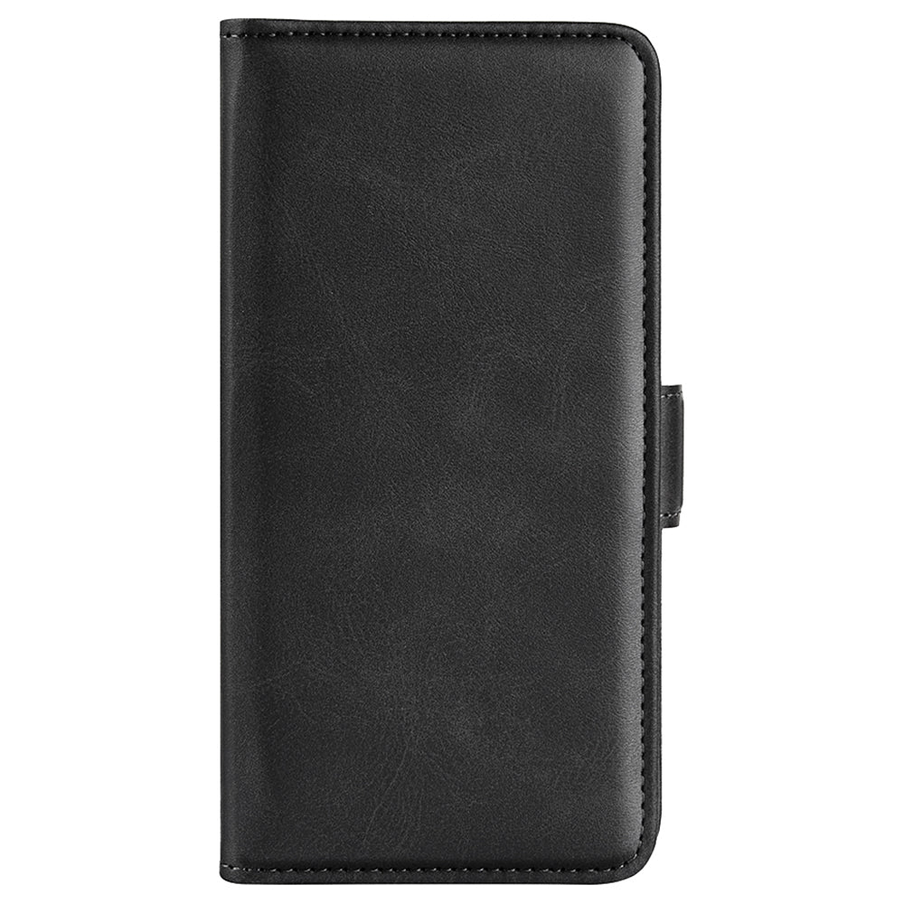 For TCL 40R 5G Anti-Scratch PU Leather Wallet Phone Case Calf Texture Anti-drop Stand Cover