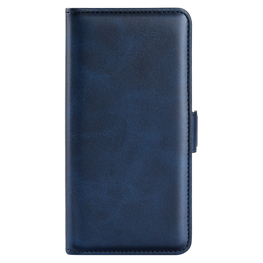 For TCL 40R 5G Anti-Scratch PU Leather Wallet Phone Case Calf Texture Anti-drop Stand Cover