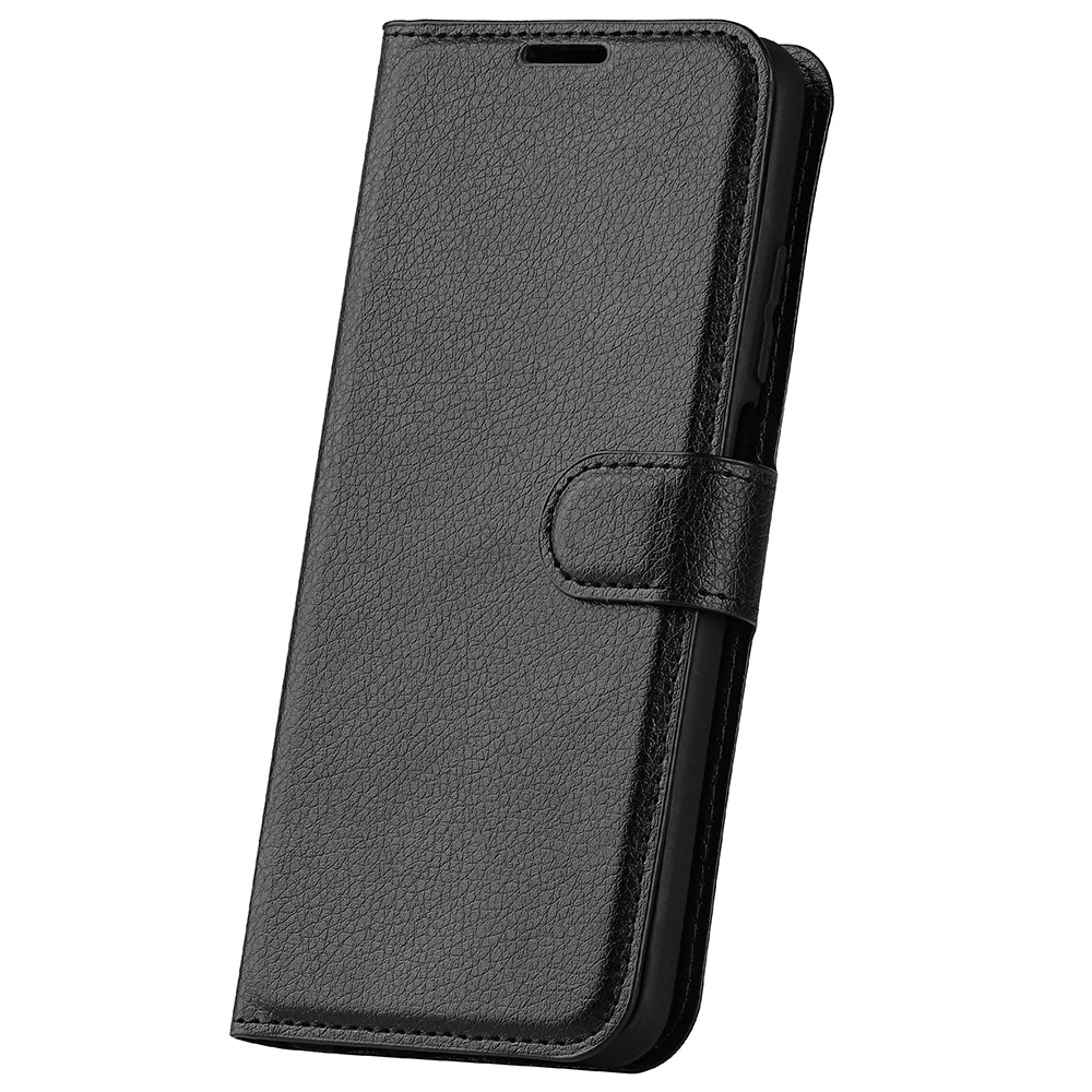 PU Leather Phone Case for Honor Magic5 Dustproof Litchi Texture Phone Shell Wallet Stand Flip Cover