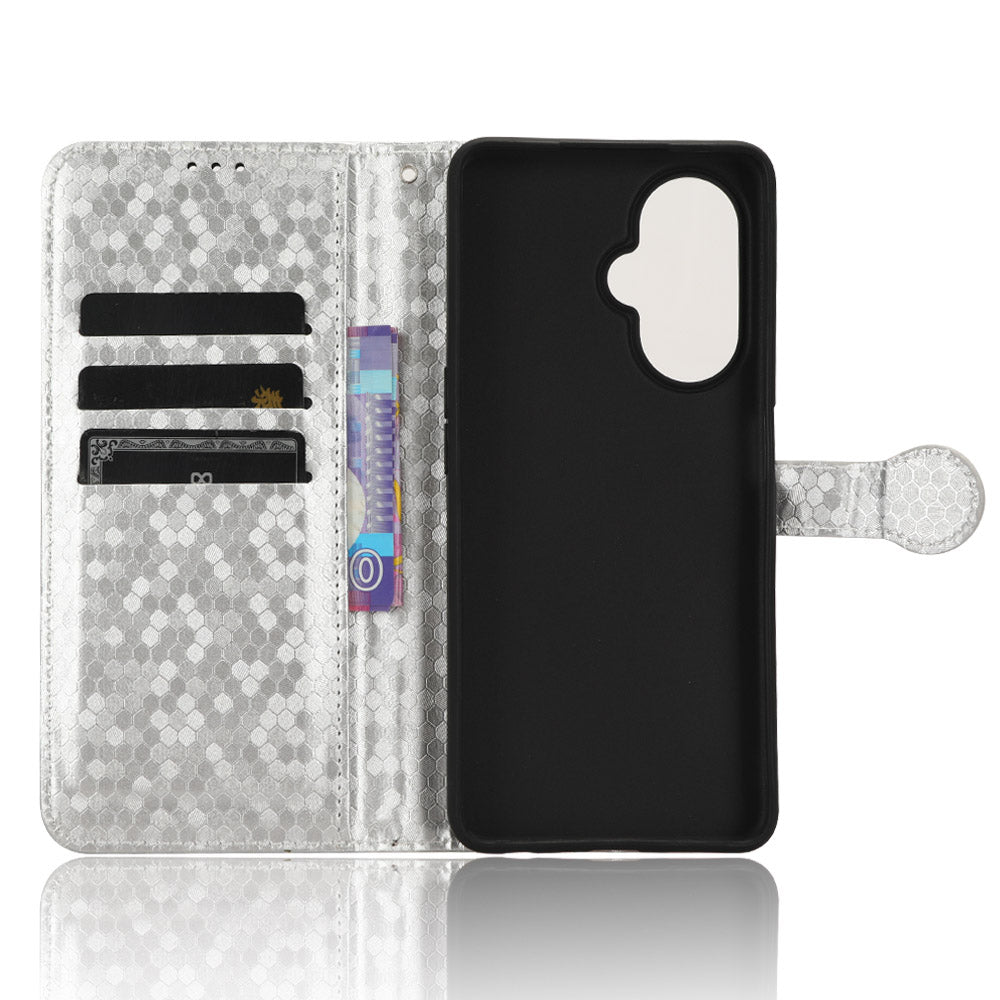 For OnePlus Nord CE 3 Lite 5G / Nord N30 5G PU Leather Cover Dot Pattern Imprinted Stand Wallet Phone Case