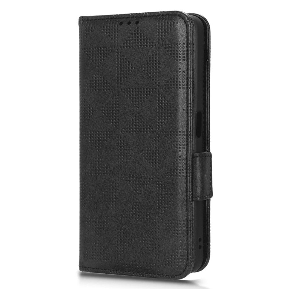 For OnePlus Nord CE 3 Lite 5G / Nord N30 5G Phone Case Imprinted Triangle Stand Wallet PU Leather Cover