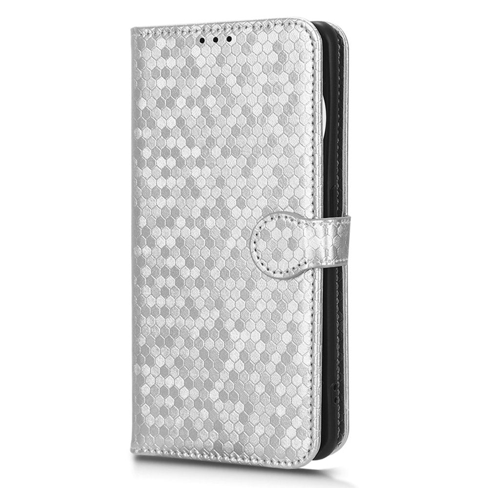 PU Leather Cover for Oppo Find X6 Pro Dot Pattern Imprinted Wallet Phone Case with Stand