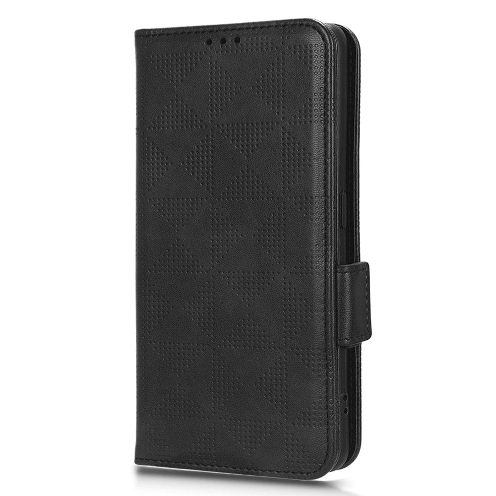 Shockproof PU Leather Phone Case for Oppo Find X6 , Imprinted Triangle Stand Wallet Cover