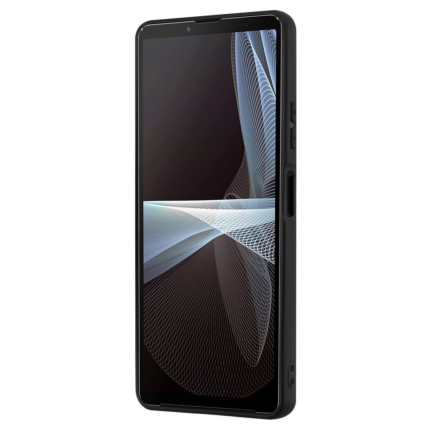 Matte Phone Case for Sony Xperia 10 IV 5G TPU Back Protective Cover with Rotary Ring Kickstand