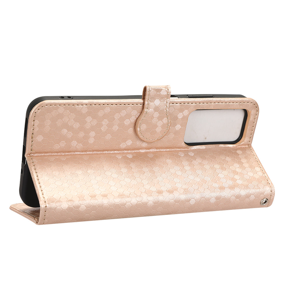 Phone Case for Blackview A85 Wallet Phone Case Dot Pattern Imprinted Leather Cover Shockproof Stand Phone Shell