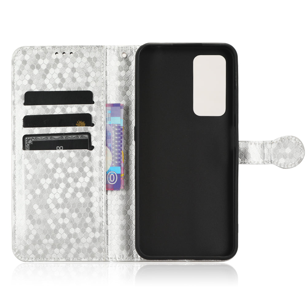Phone Case for Blackview A85 Wallet Phone Case Dot Pattern Imprinted Leather Cover Shockproof Stand Phone Shell