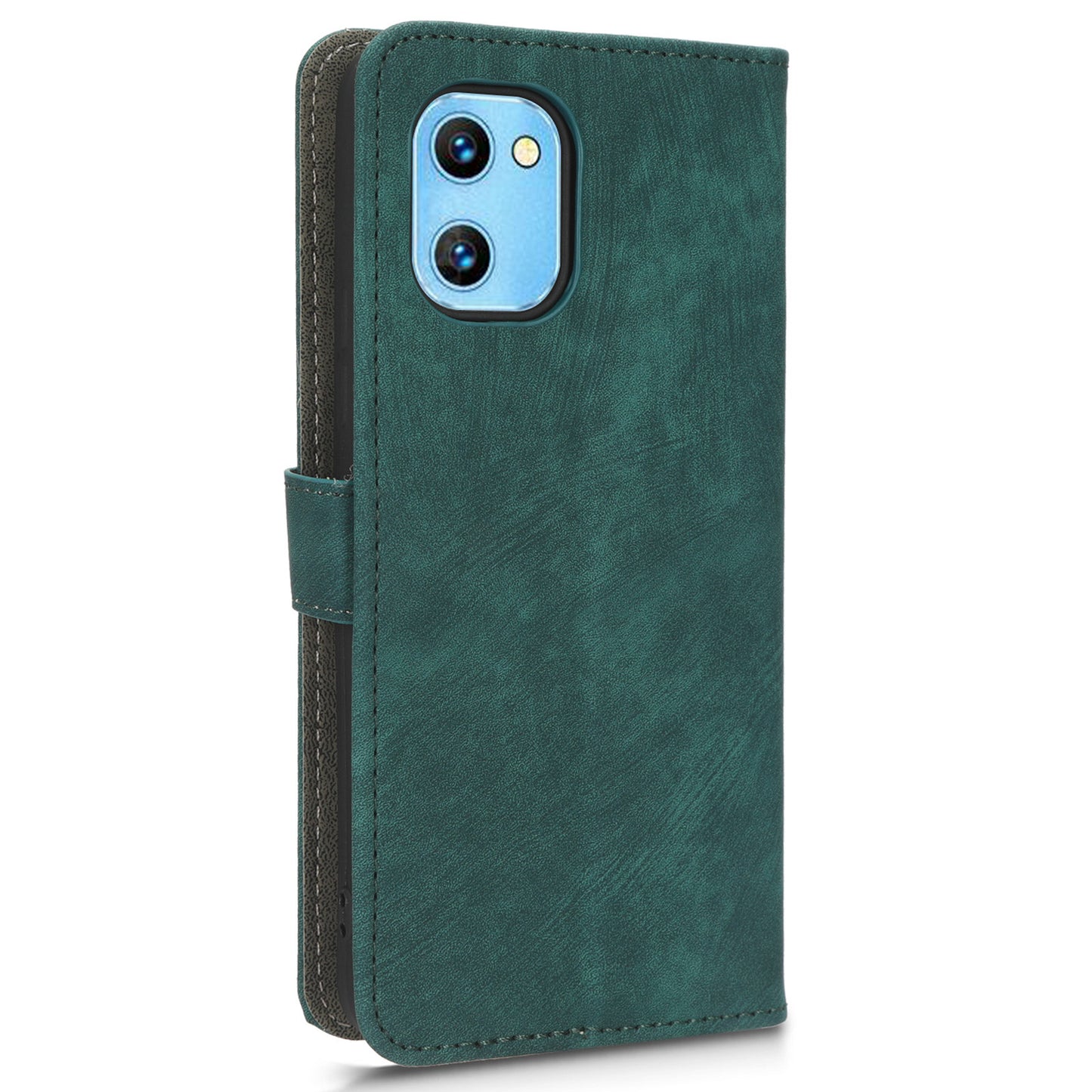 For Umidigi G1 / G1 Max Phone Stand Case PU Leather RFID Blocking Wallet Protective Cover with Strap