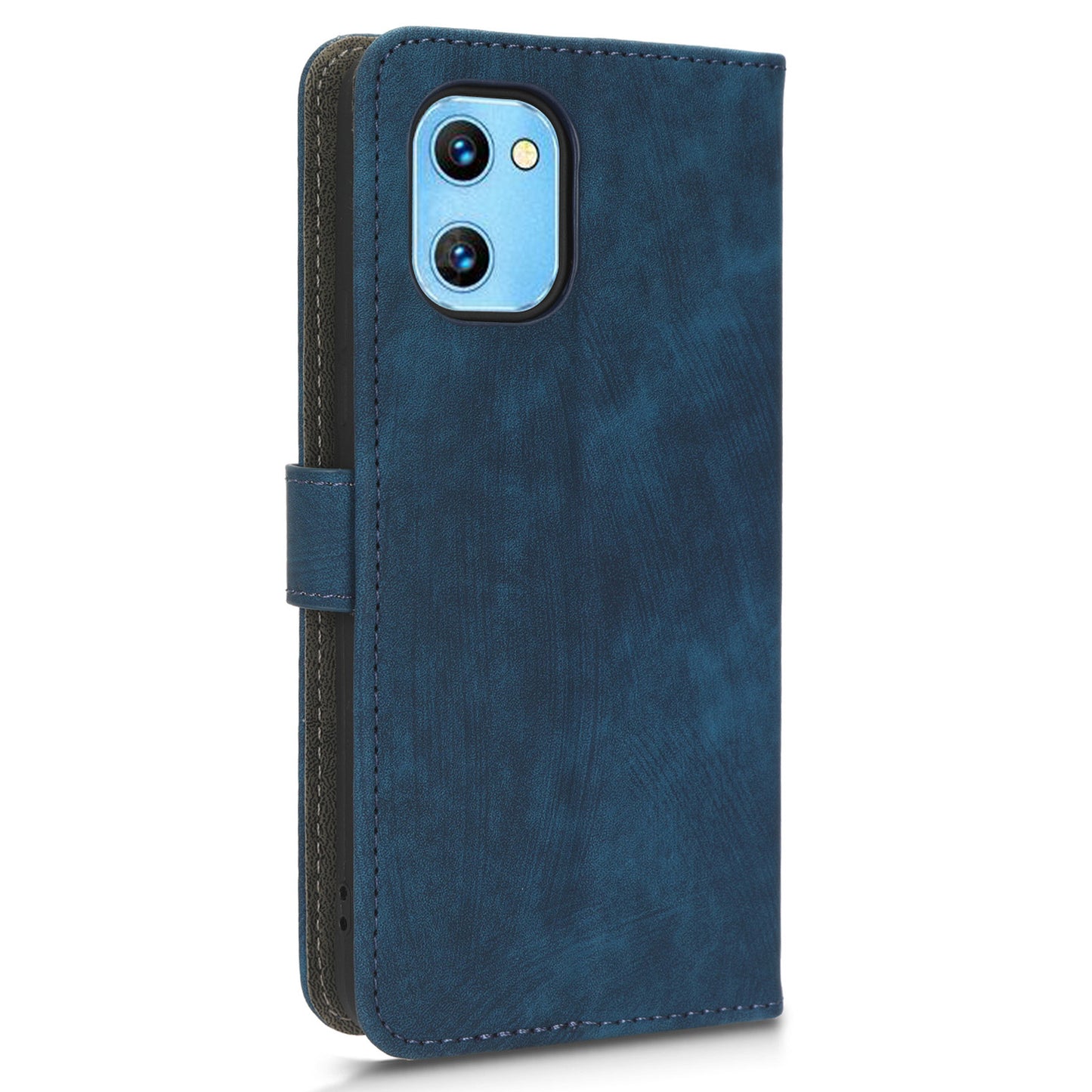 For Umidigi G1 / G1 Max Phone Stand Case PU Leather RFID Blocking Wallet Protective Cover with Strap