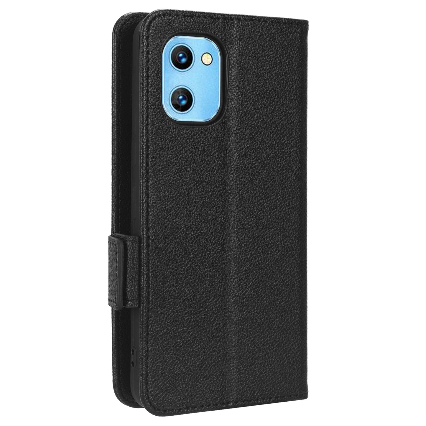 For Umidigi G1 / G1 Max PU Leather Case Litchi Texture Folio Flip Wallet Stand Phone Cover