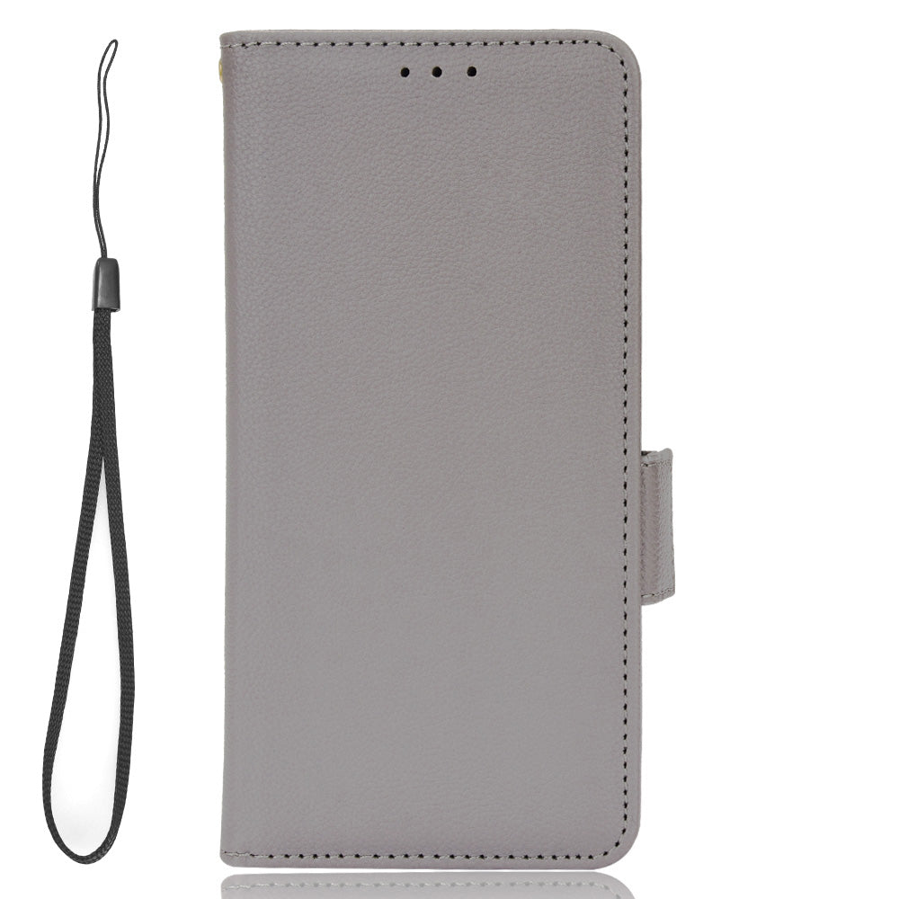 For Umidigi G1 / G1 Max PU Leather Case Litchi Texture Folio Flip Wallet Stand Phone Cover