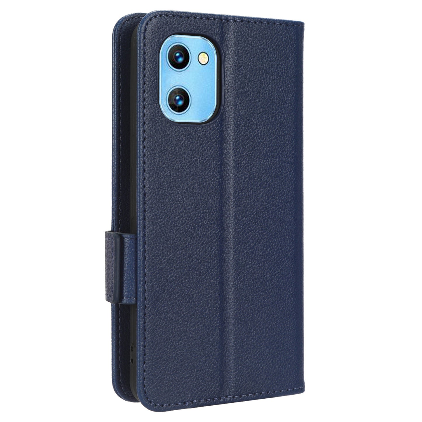 For Umidigi G1 / G1 Max PU Leather Case Litchi Texture Folio Flip Wallet Stand Phone Cover