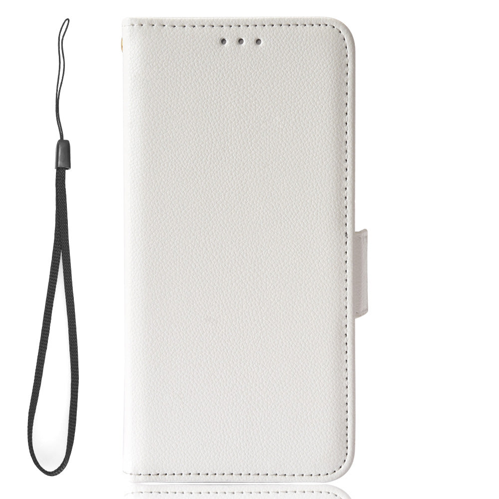 For Umidigi G1 / G1 Max PU Leather Case Litchi Texture Folio Flip Wallet Stand Phone Cover