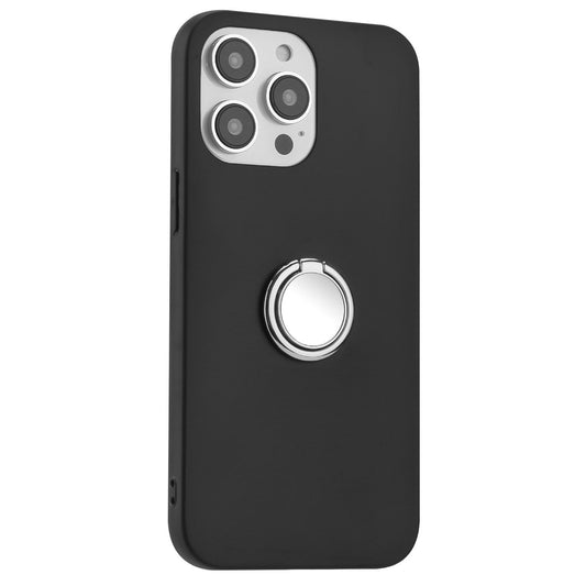 Matte Shell for iPhone 13 Pro Max 6.7 inch TPU Cover Mobile Phone Case with Ring Kickstand