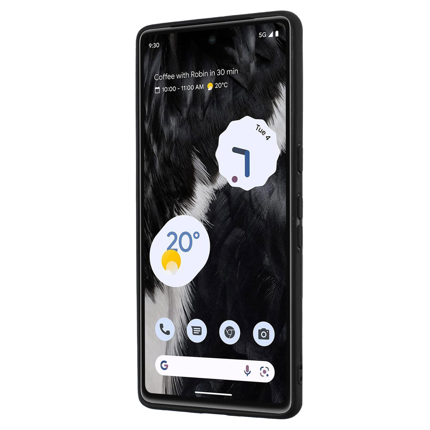 For Google Pixel 7 Pro 5G Back Protector TPU Cover Phone Case with Ring Kickstand Matte Shell