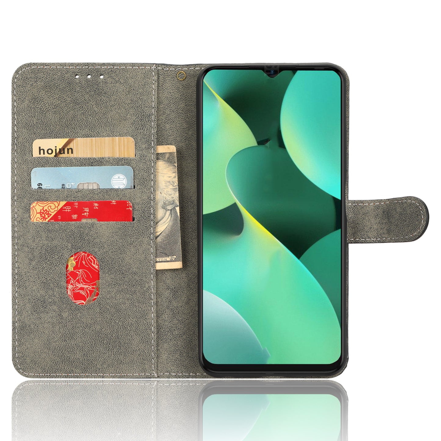 For Tecno Spark 10C RFID Blocking Wallet Cover Phone Stand Case PU Leather Shell with Strap