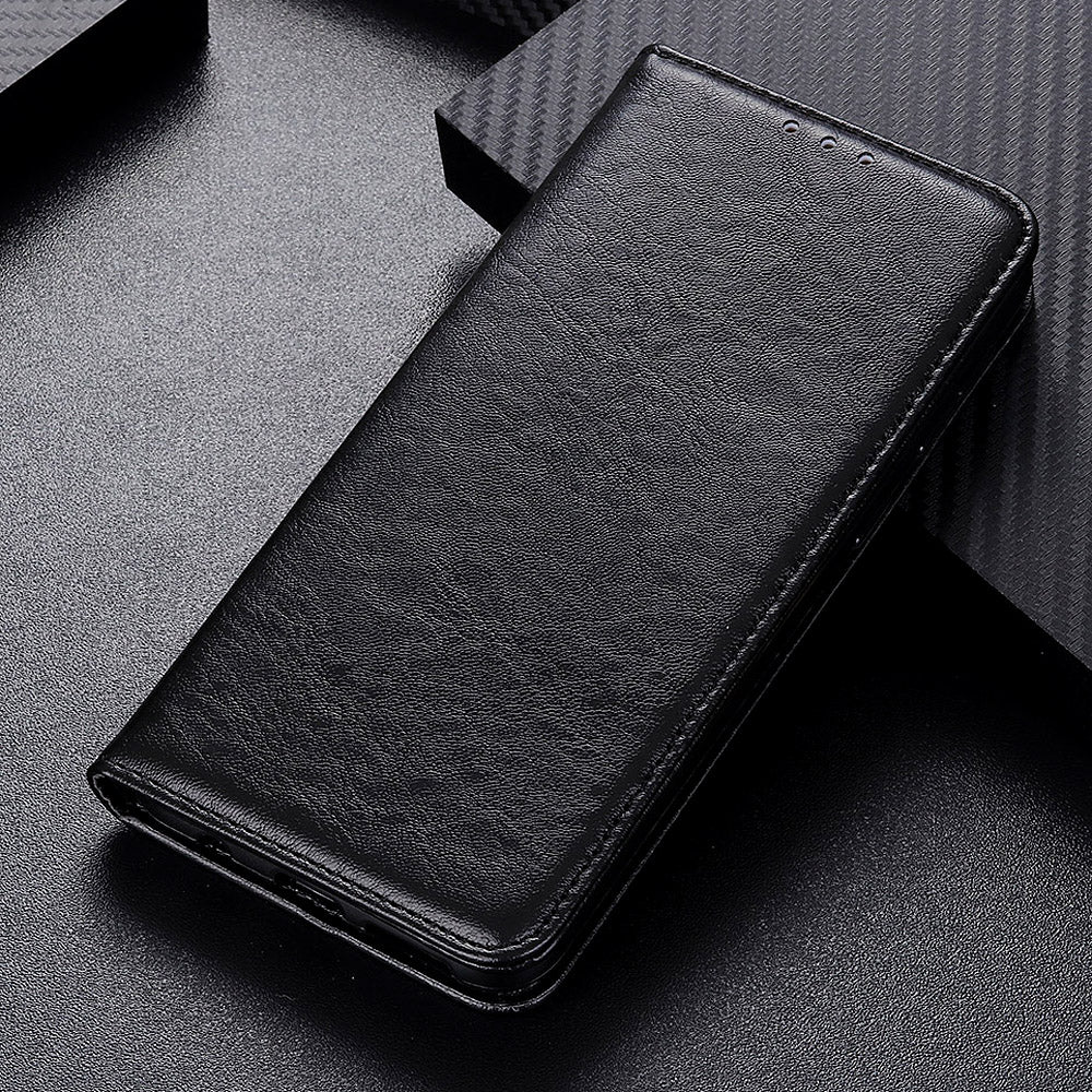 For Nokia G22 Magnetic Anti-Scratch PU Leather Phone Cover Wallet Stand Crazy Horse Texture Phone Case