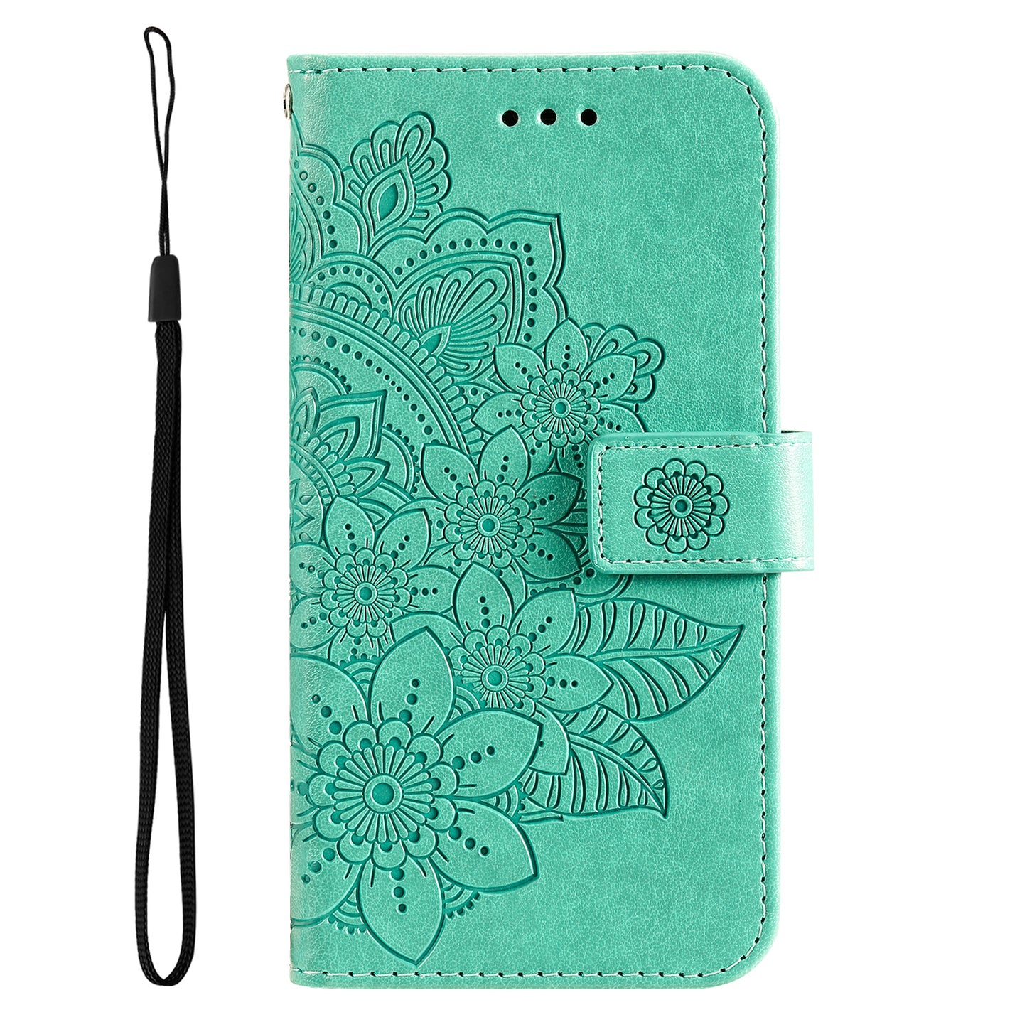 For Honor Magic5 Pro Flower Imprinting Phone Leather Case Stand Wallet Shockproof Phone Cover